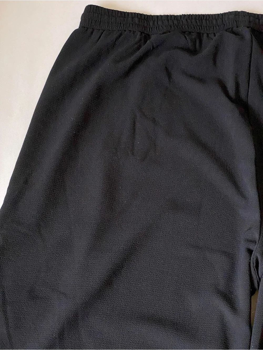 Cleo Black Elastic Waist Tulip Pants Size XL - Picture 8 of 12